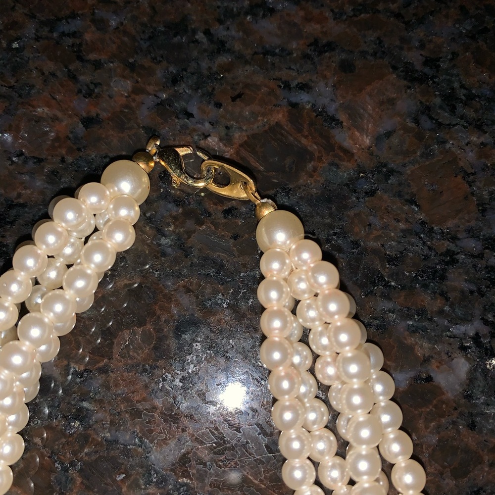 Vintage Faux Pearls and Beads Necklace - Picture 3 of 3
